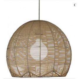 Oriel Lighting-Koga.36 / 48 Natural Rattan Cane shade only